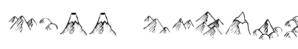 Hill Country font preview